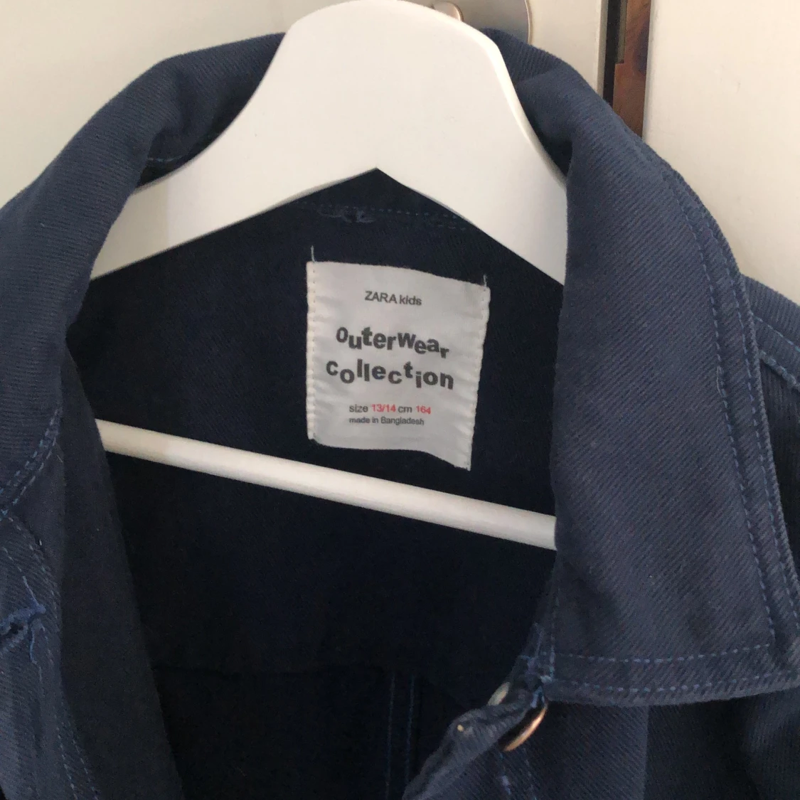 Jeansjacka zara, strl 164 (passar xs) - 90