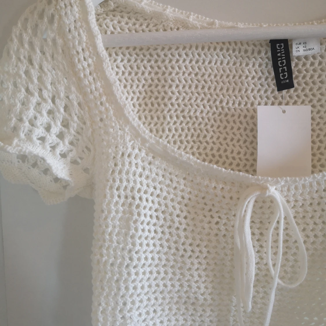 Somrig virkad top  - 91