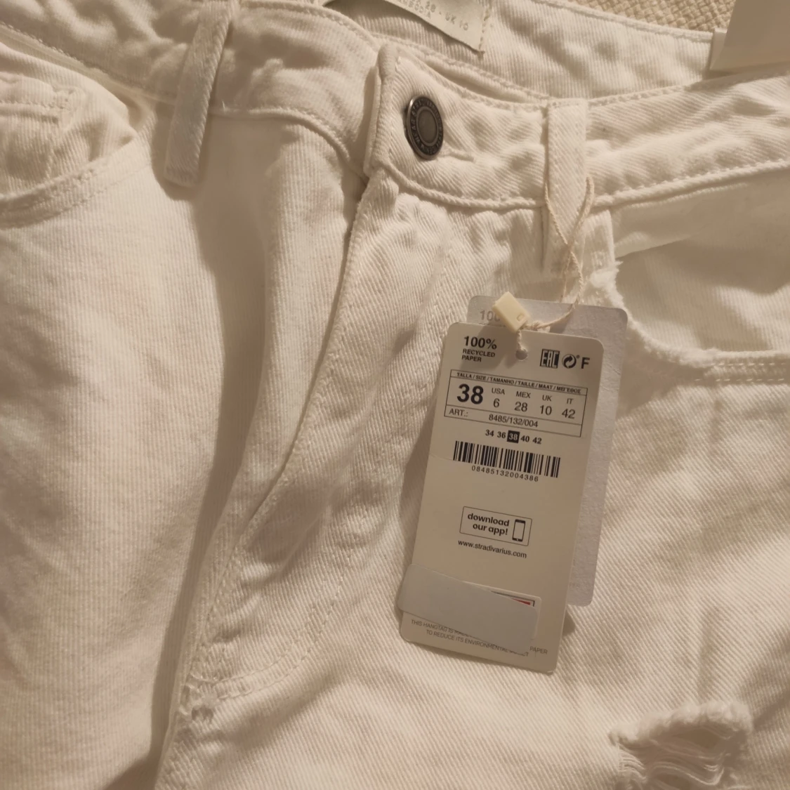 Culotte pants white 38 new - 90