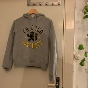 S grå hoodie 