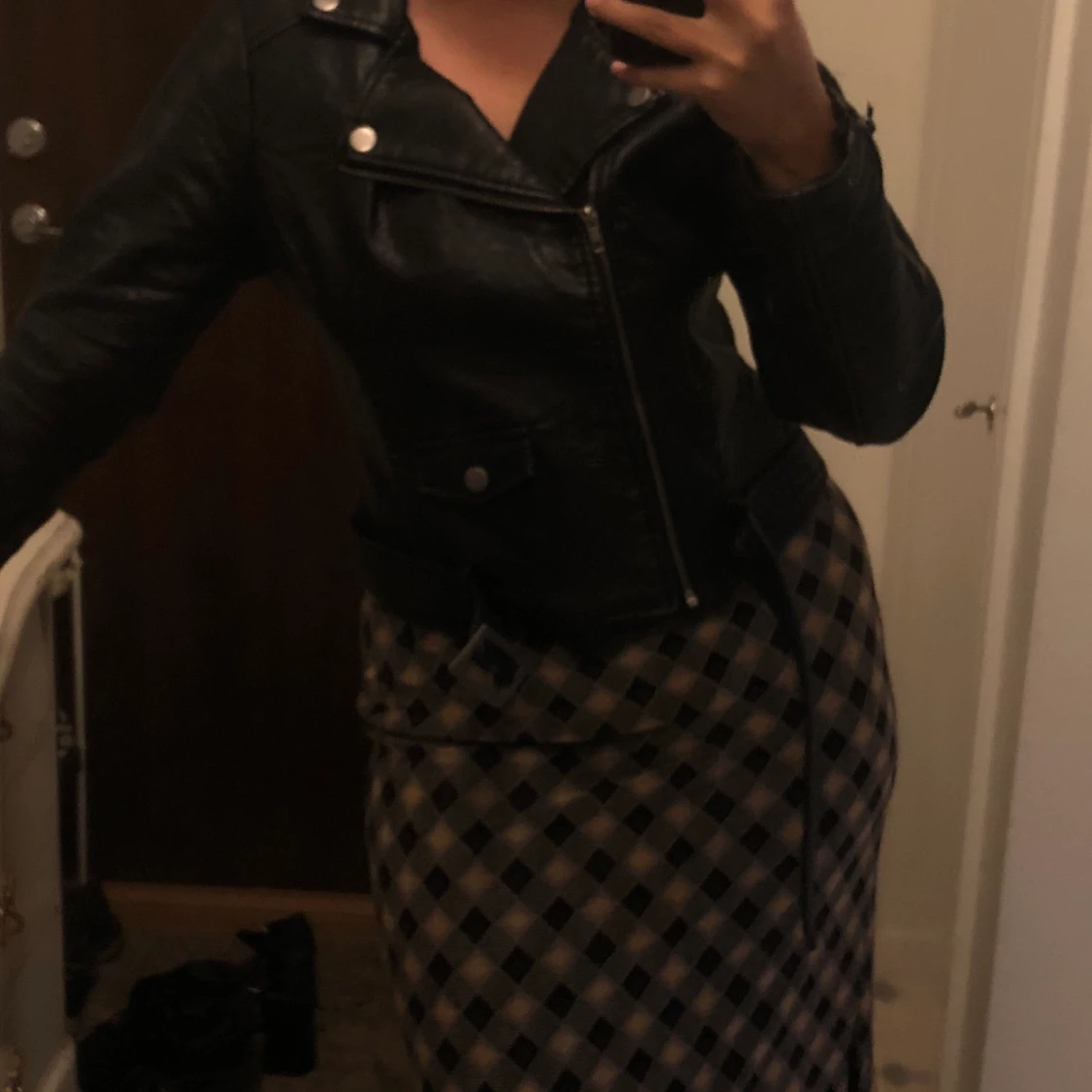 Snygg ”läderjacka” - 91