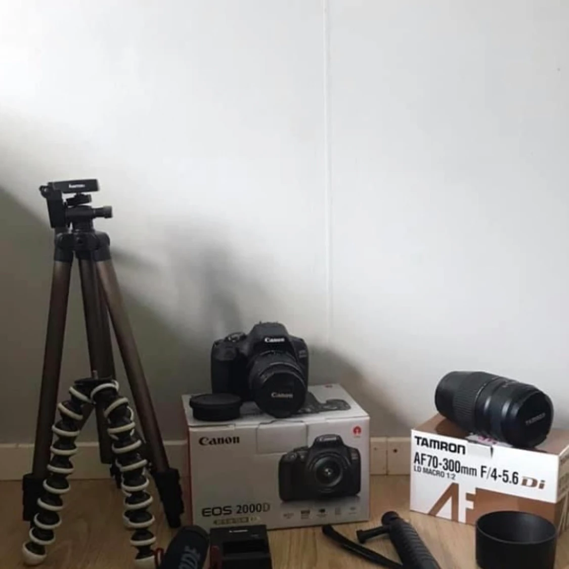 Kamera + tillbehör