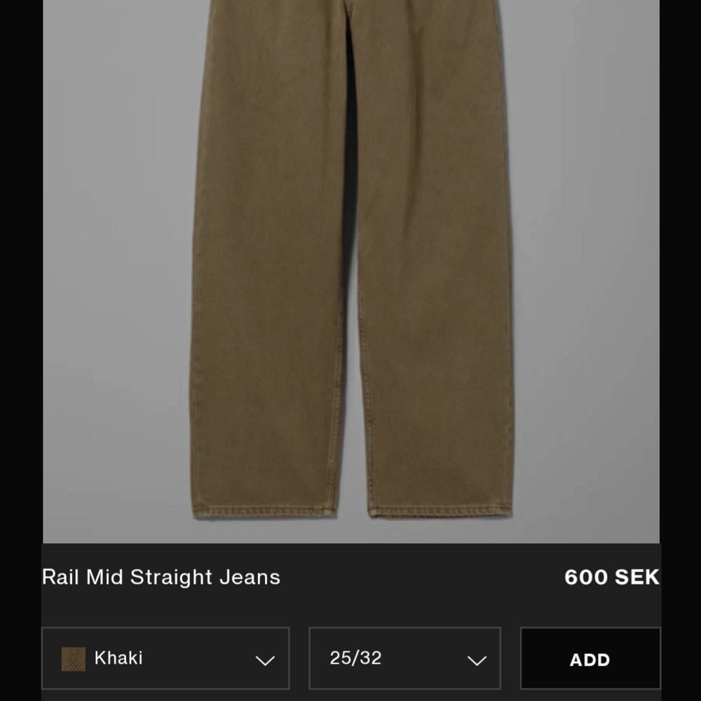 Rail jeans i färg Khaki❤. Jeans & Byxor.