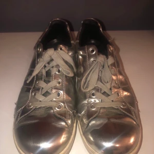 Donna karan newyork sneakers i silver - Den är använd några månader men bara sliten på visaa ställen.