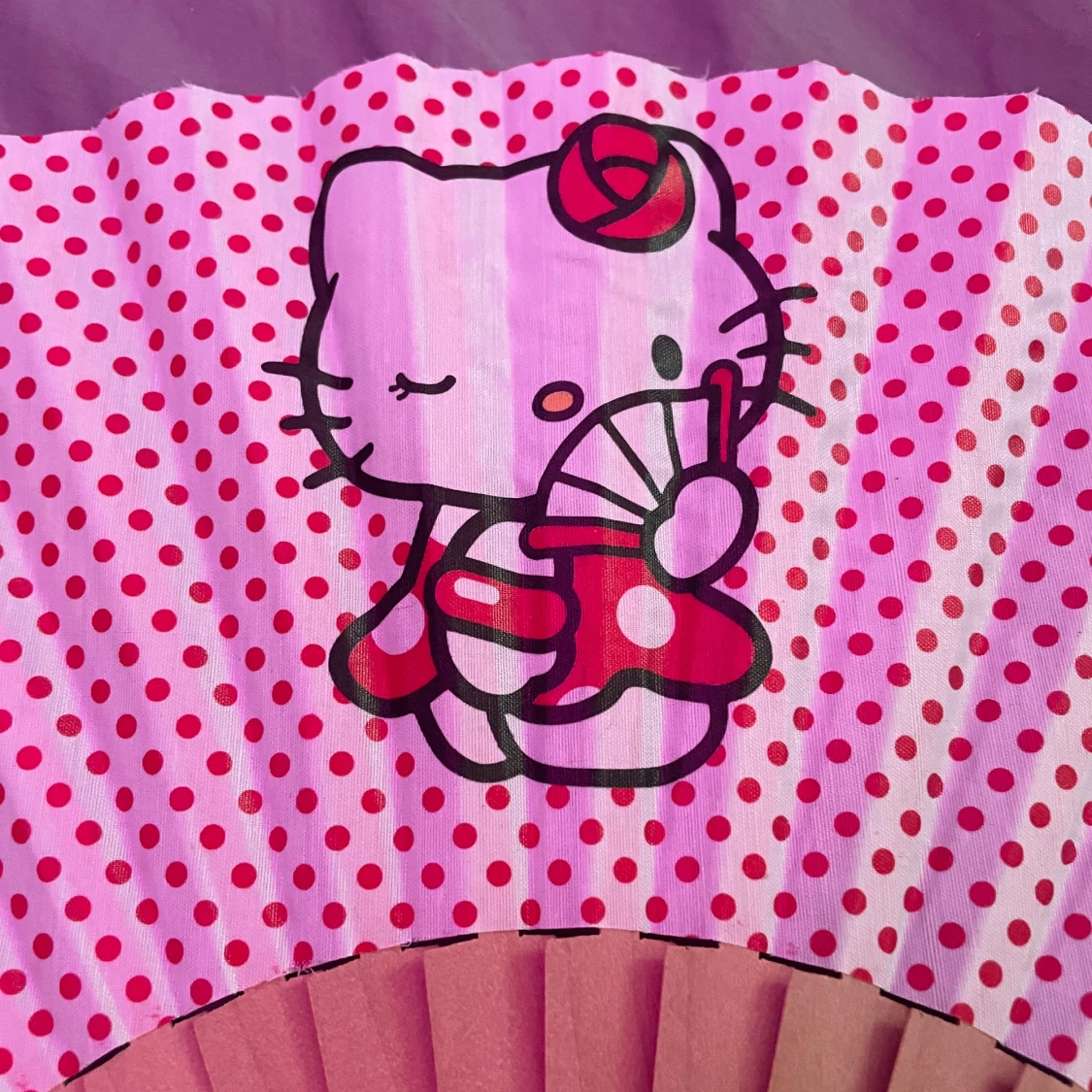 Hello kitty Solfjäder  - 91