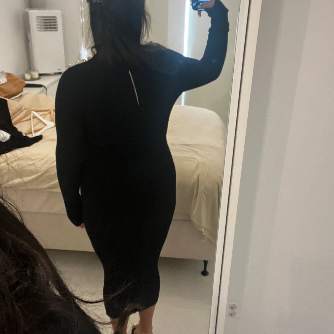 Svart marcianoklänning - 92