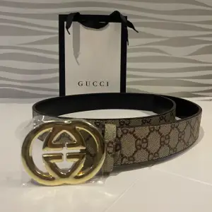 GUCCI  BÄLTEN, GUCCI PACKETET MEDFÖLJER! Har du några frågor hör gärna av dig.