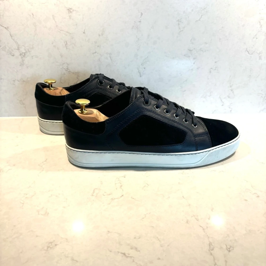 Lanvin sneakers navy suede - 90