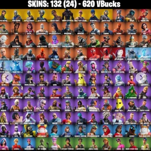 Fortnite acc - PC/PSN/XBOX] 132 skins | OG STW | Travis Scott | The Reaper | Royale Knight | Blue Squire | Take The L | 620 VB