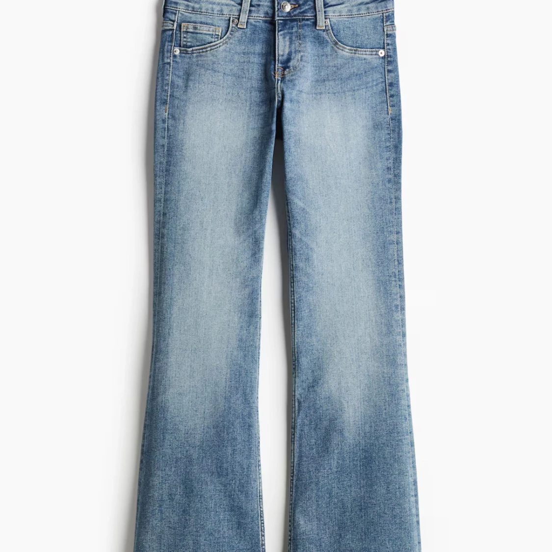 Blå bootcut jeans