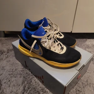 Basketskor - Lebron 20 som har använda sparsamt. Väldigt sköna och bra grepp. Boxen finns kvar. Svåra att få tag i. Pris kan diskuteras.