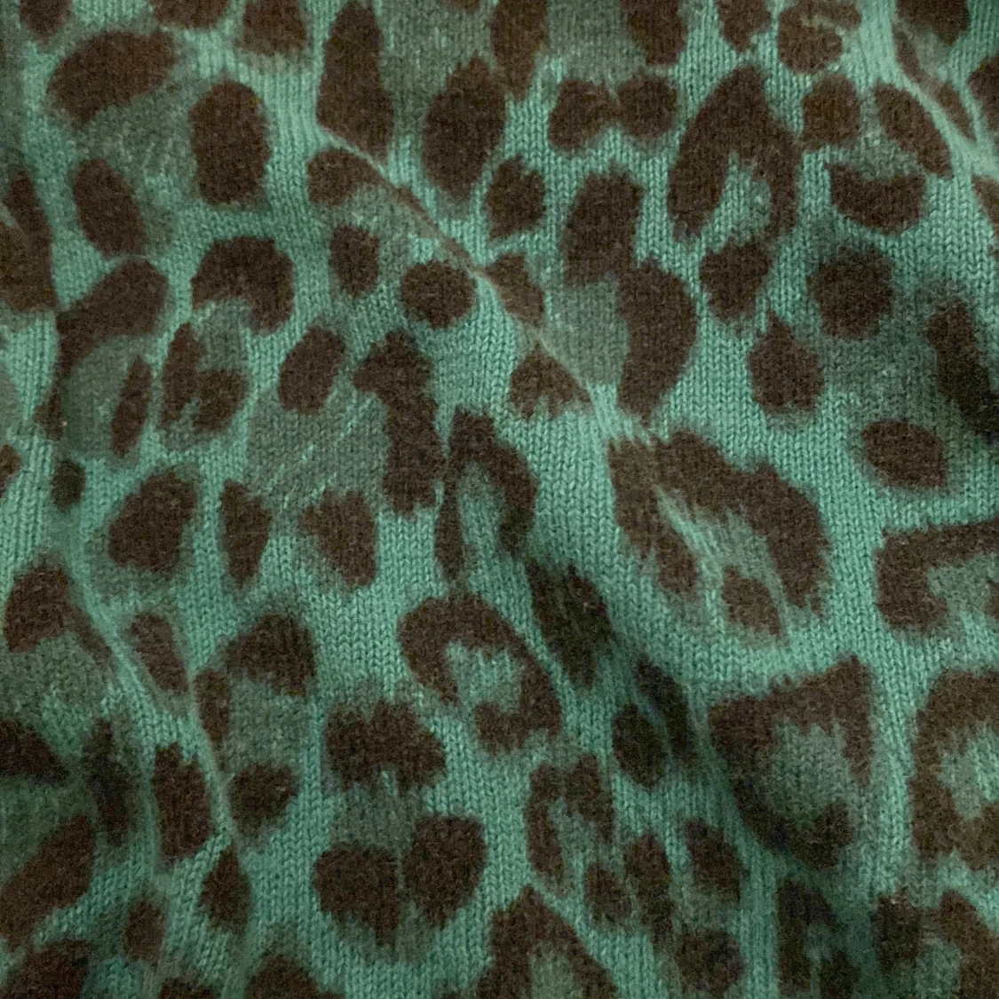 Y2k kofta leopard blått mönster - 92