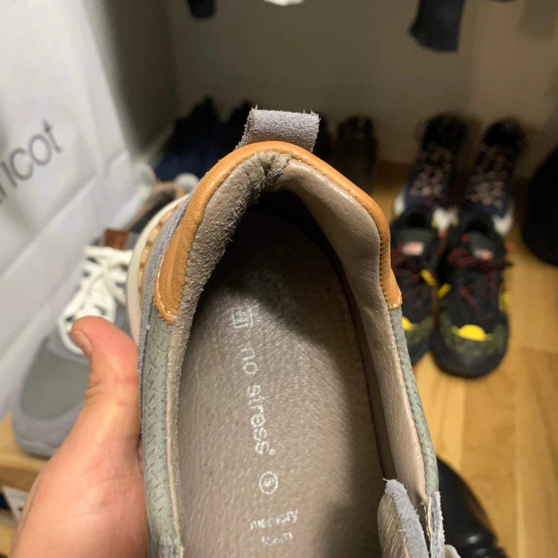 Grå sneakers från No Stress - 3