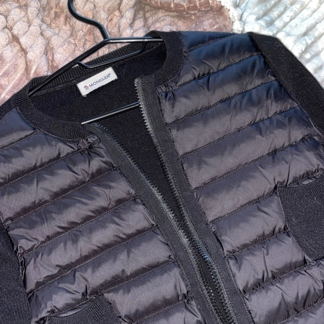Svart moncler cardigan  - 1