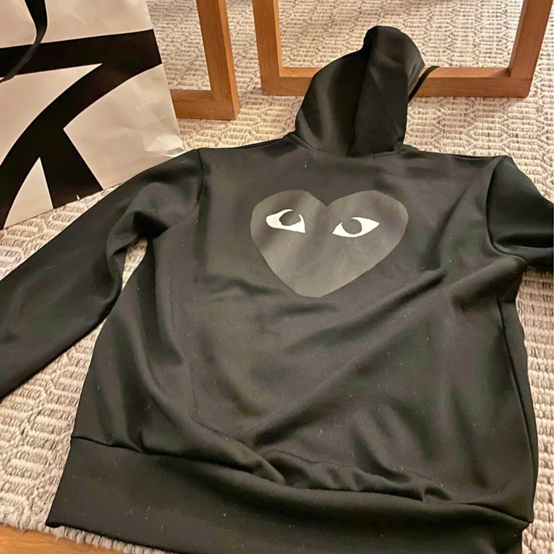 CDG Zip Hoodie Svart - 1