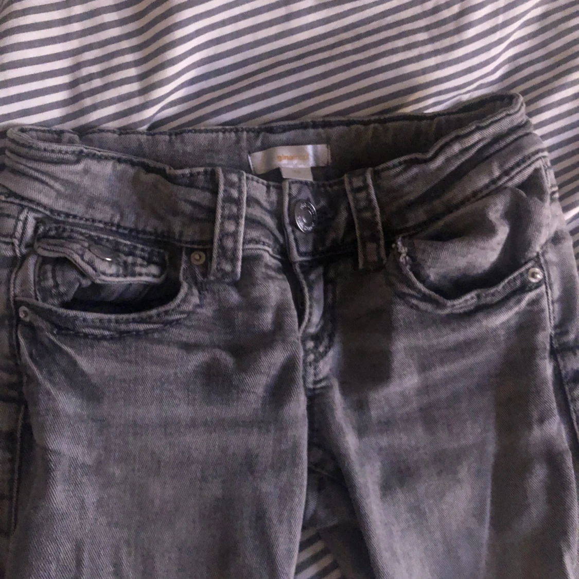 Lågmidjade bootcut jeans 