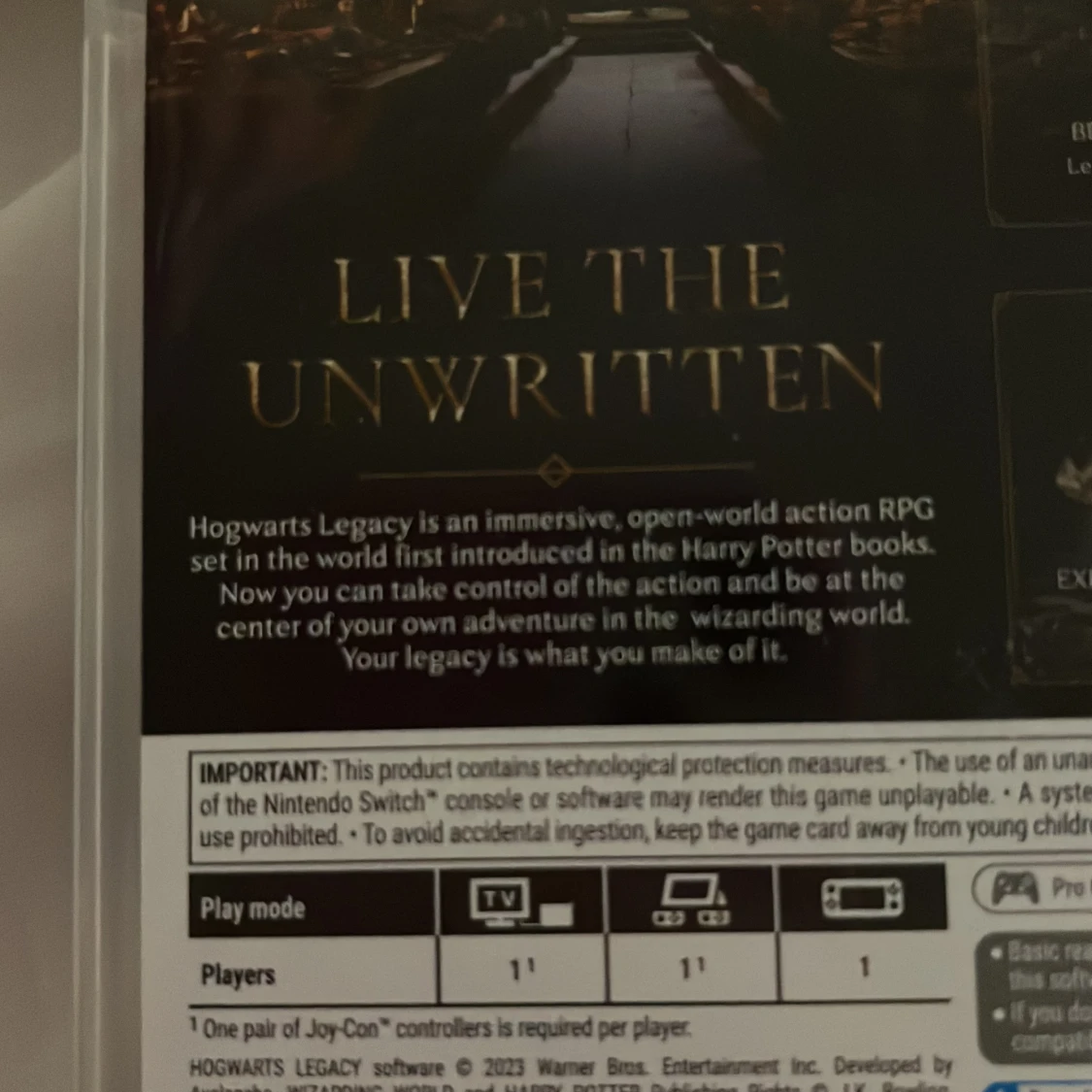 Hogwarts legacy. Nintendo Switch. - 1