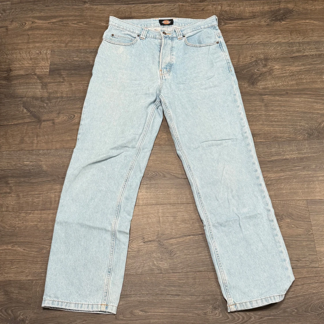 Ljusblå Dickies loose jeans - 90