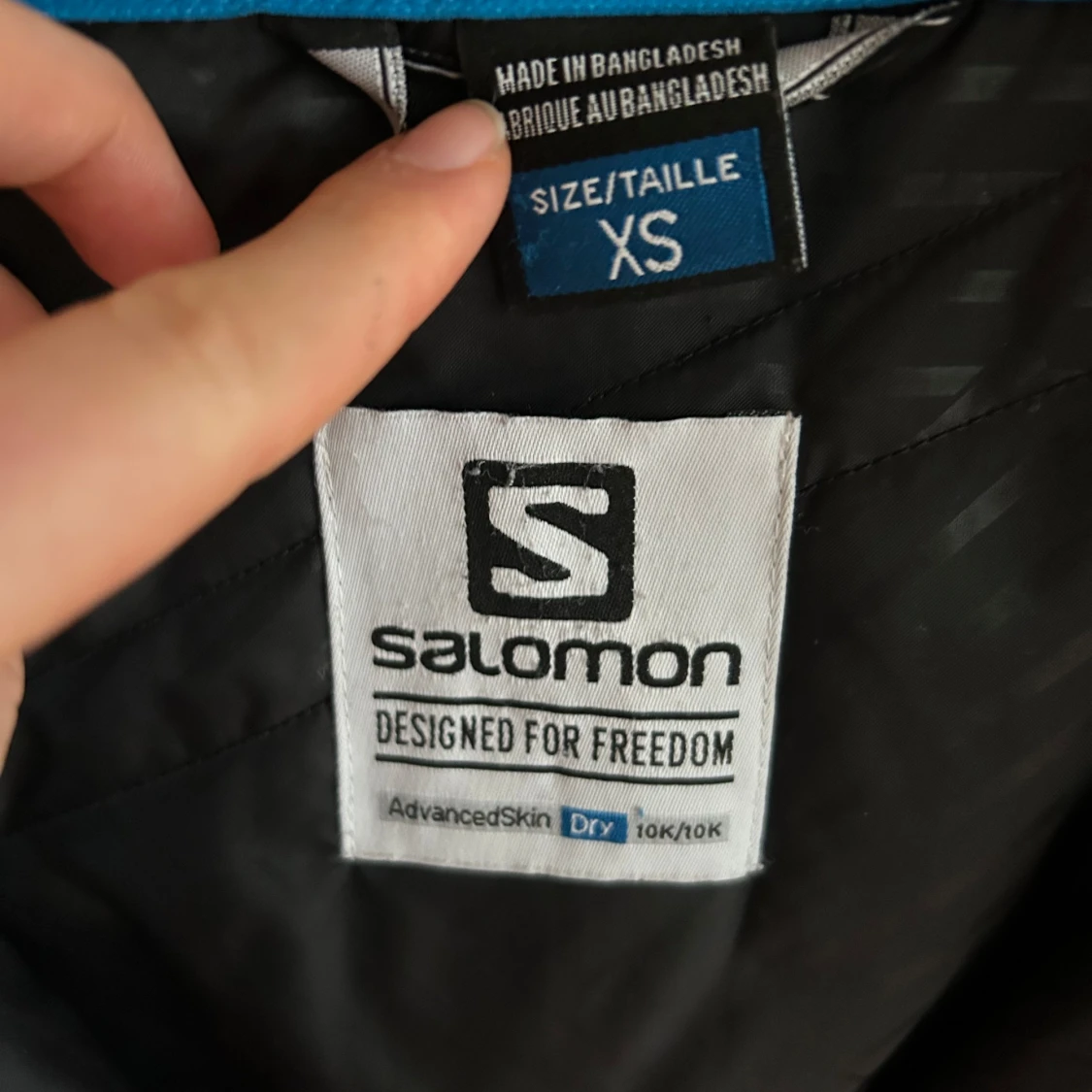 Svart/blå skidjacka från Salomon - 93