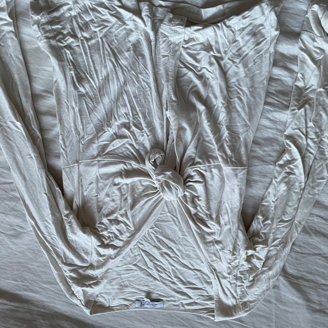 Vit långärmad topp från Design by Si - 90