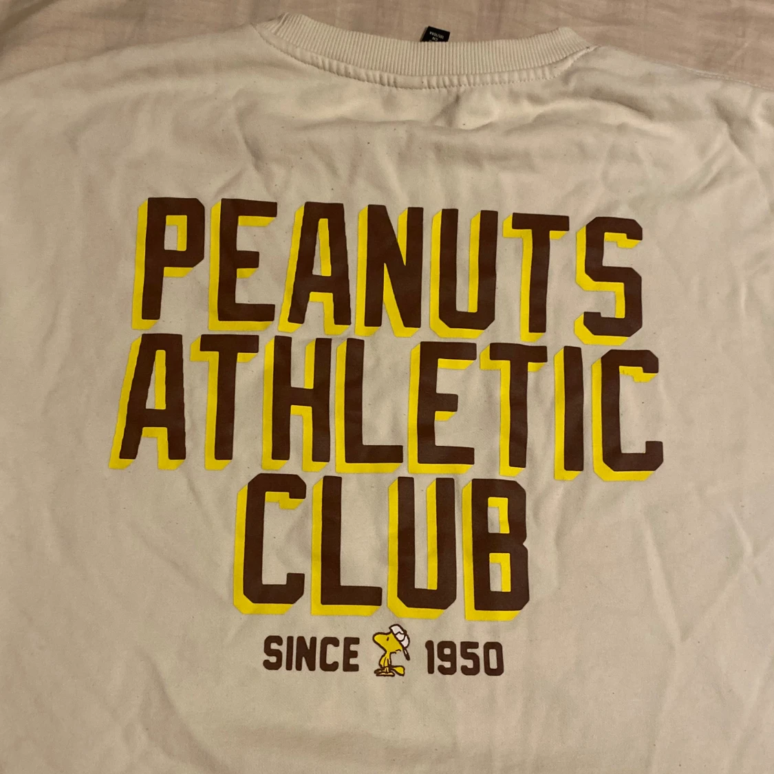 Beige/vit Peanuts tröja från H&M - 91