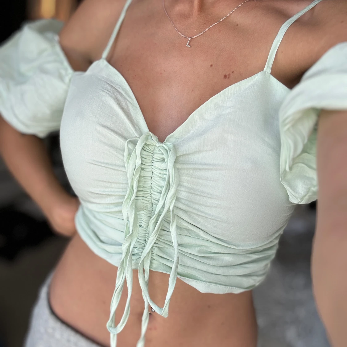 Mintgrön topp  - 91