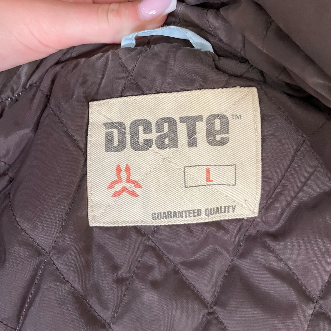 Ljusblå pufferjacka från Dgate - 91