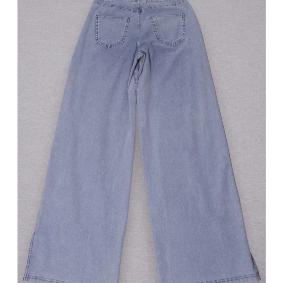 Grå jeans med slits - 90