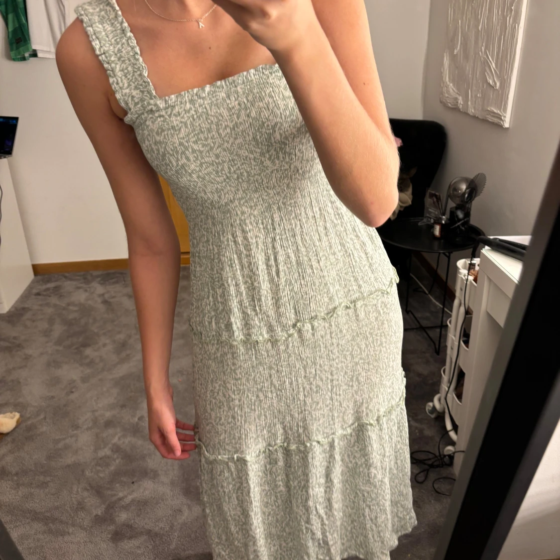 Grön klänning  - 91