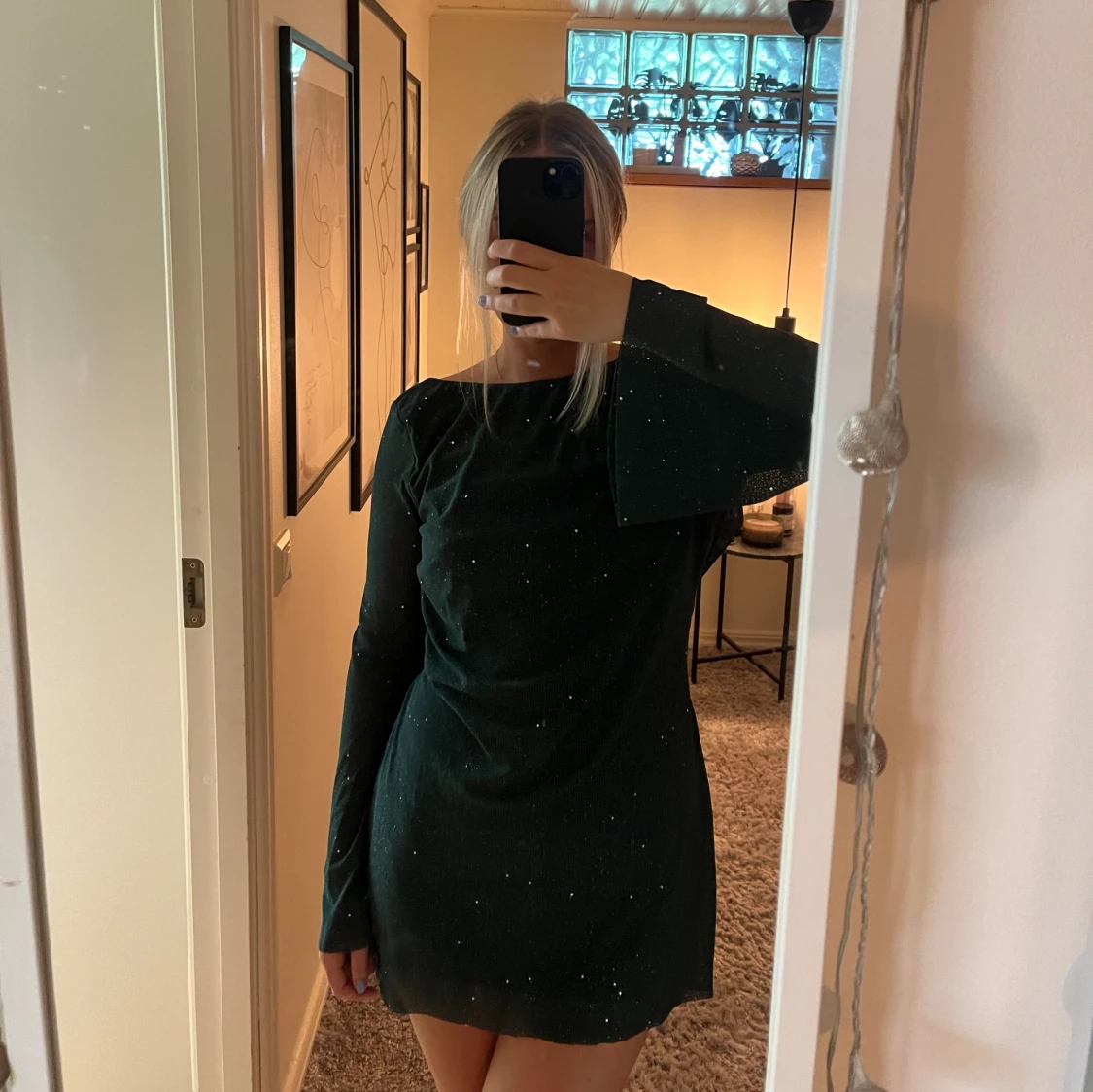 Skimrig klänning - 90