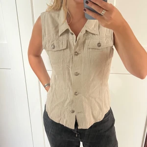 Skjortblus - Skjortaktig blus från Lindex, köpt second hand! Strl 38.