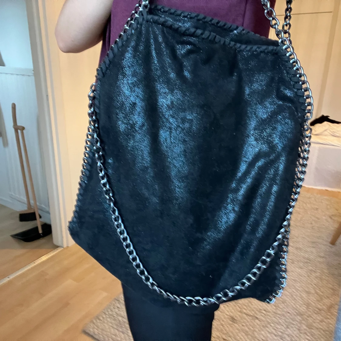 Svart  axelväska - 90