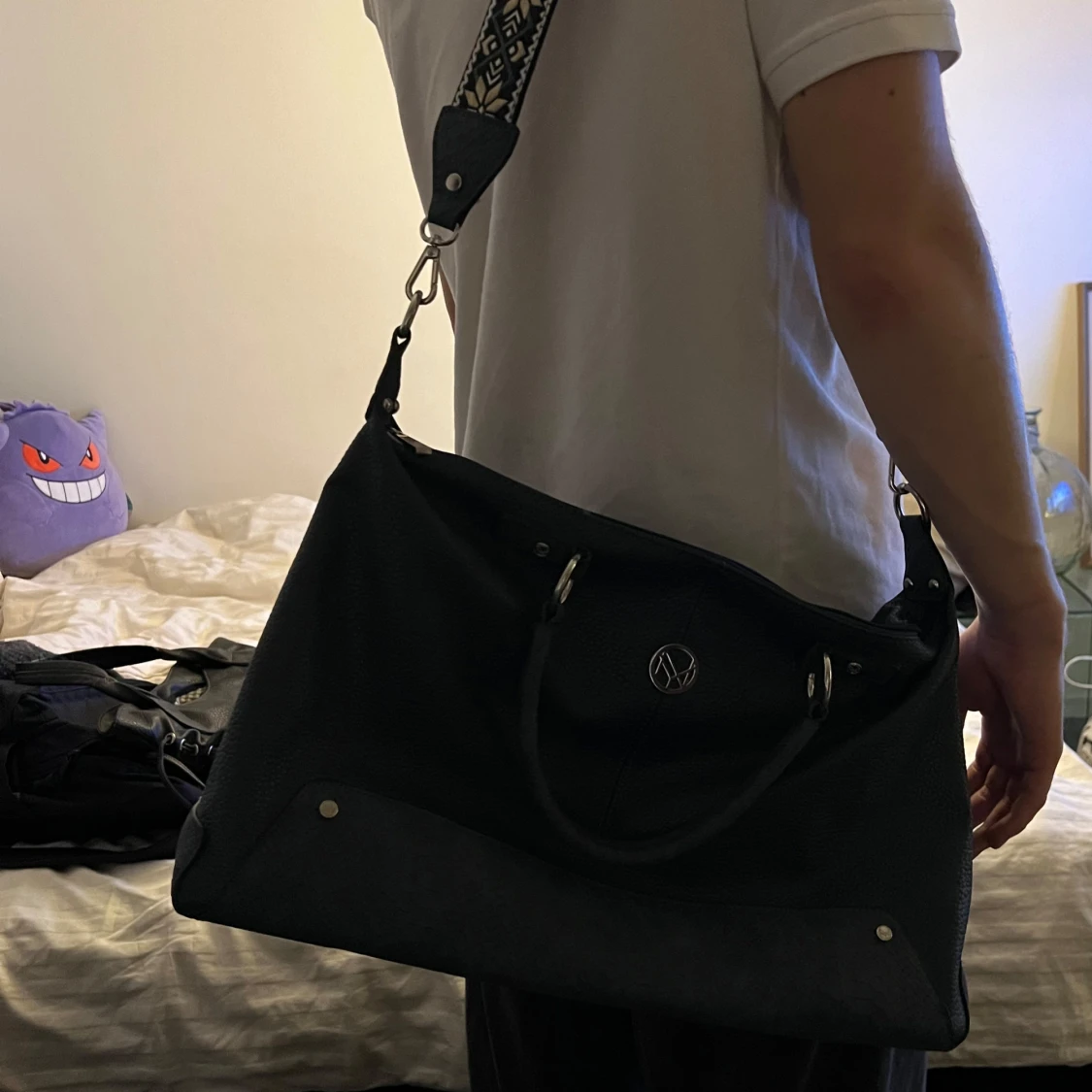 Mörkblå axelväska/weekendbag från NYPD - 91