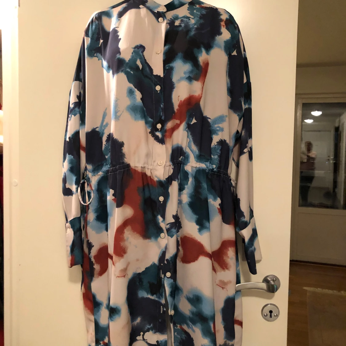 Mönstrad klänning från Lindex 