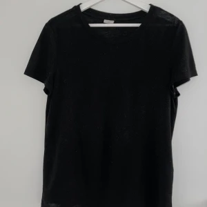 Glittrig t-shirt - Elegant,smått see through, glittrig t-shirt. I bra skick som passar både till vardags eller finare tillfällen. 