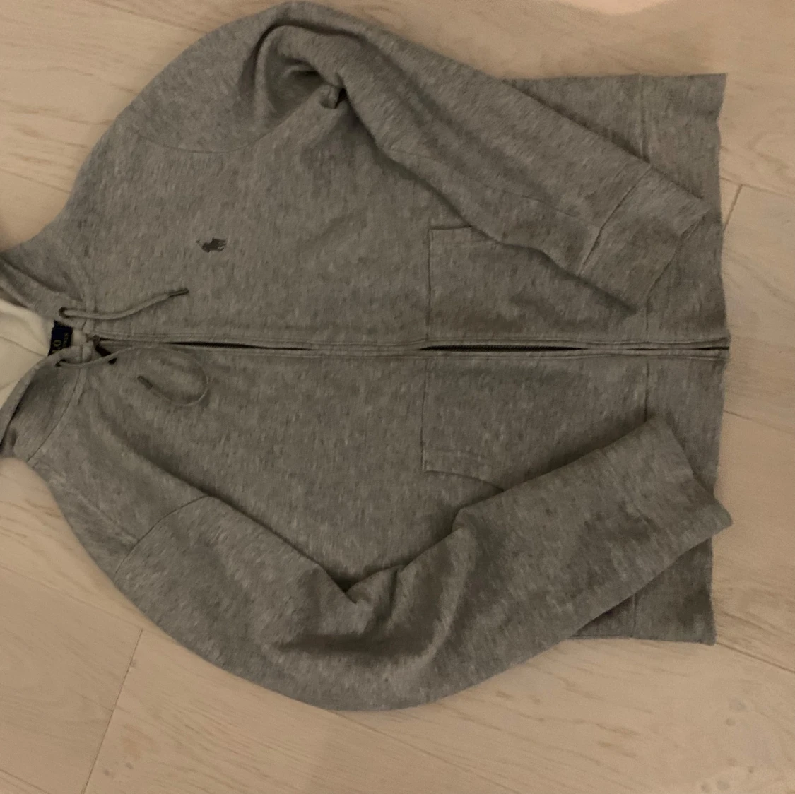Grå hoodie från Ralph Lauren