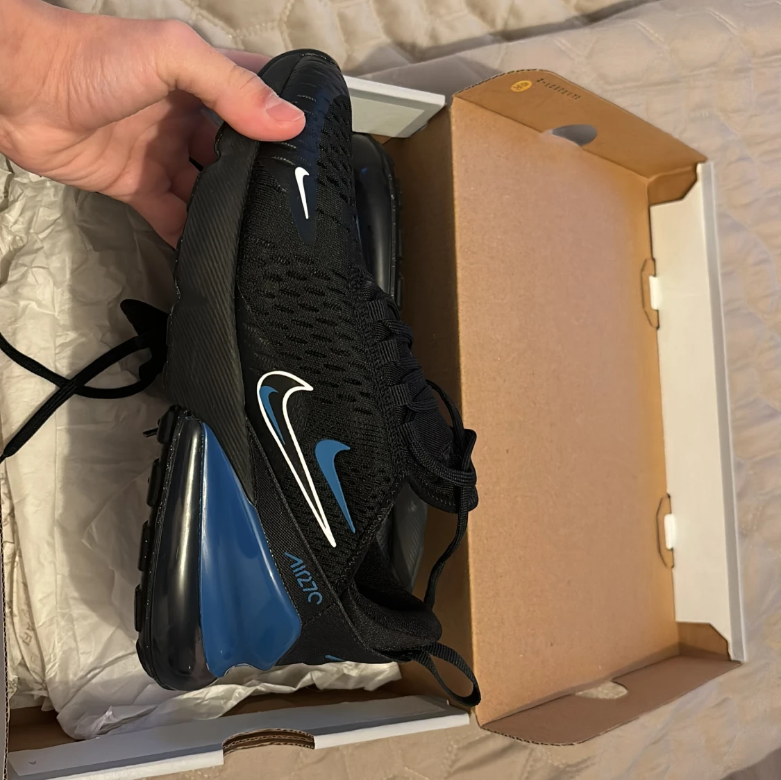 Nike Air Max sneakers i svart och blått - 1