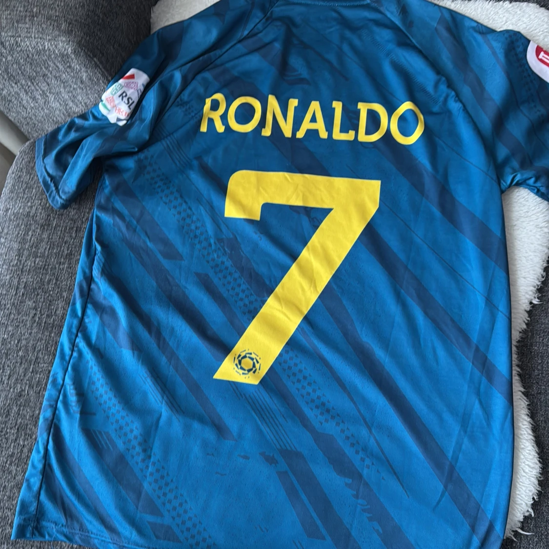 Blå fotbollströja från Al Nassr - 3