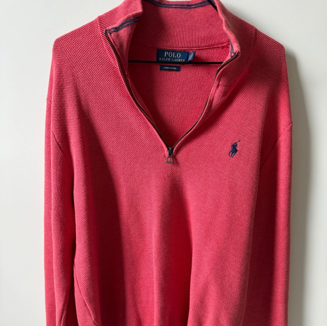 Rosa tröja med dragkedja från Ralph Lauren