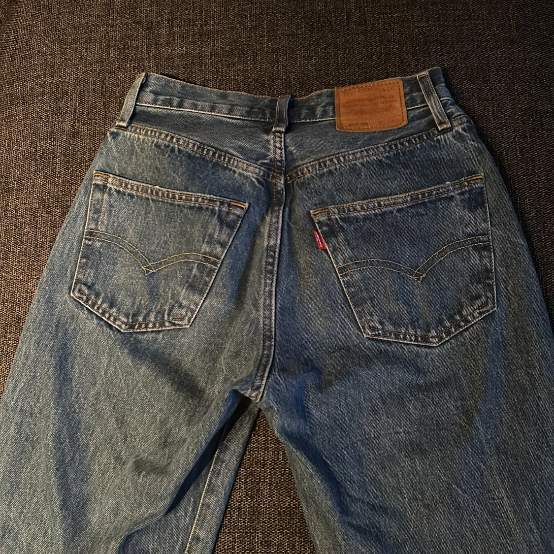 Blå Levis 501 jeans 90’s 