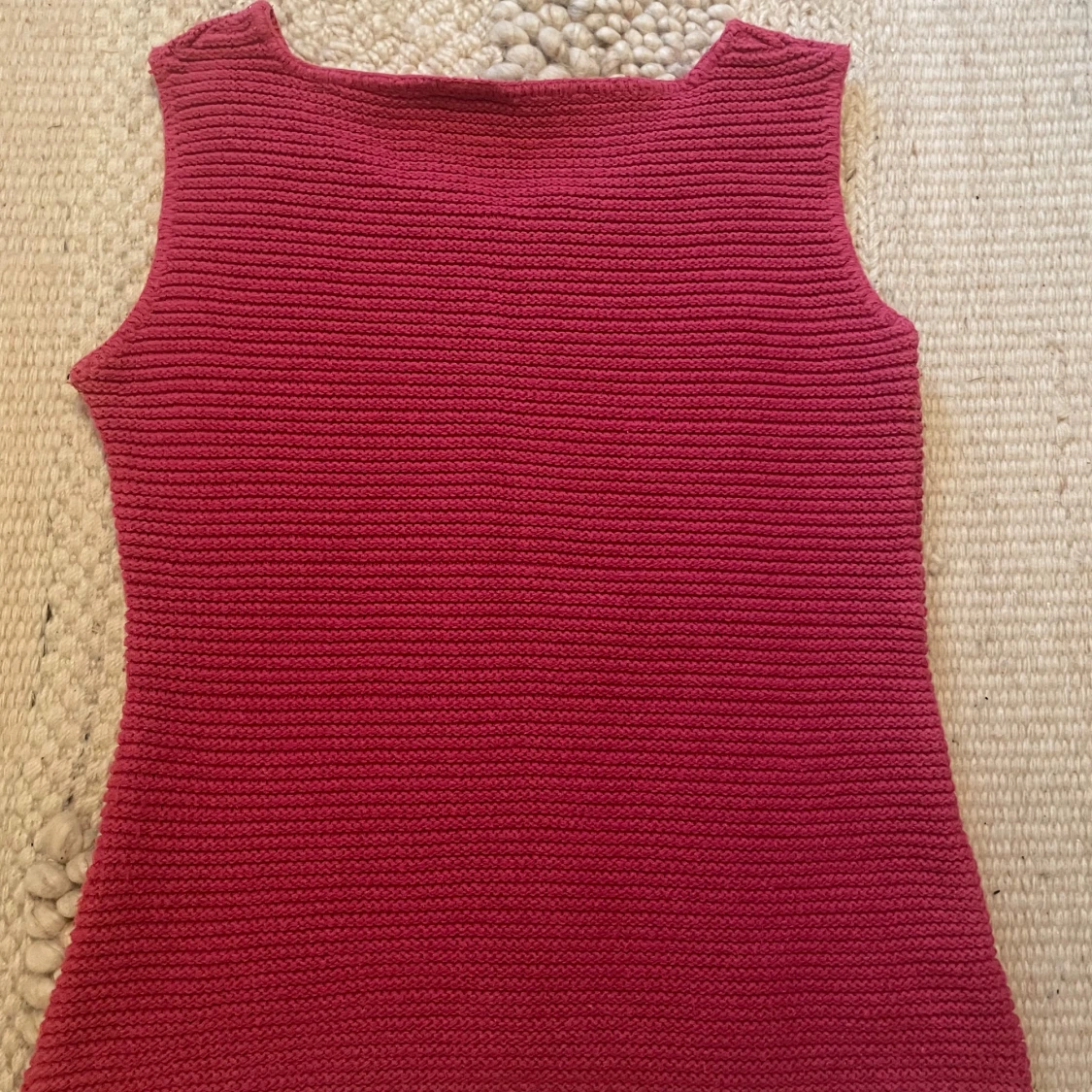 Rosa stickad linne från Lindex  - 2