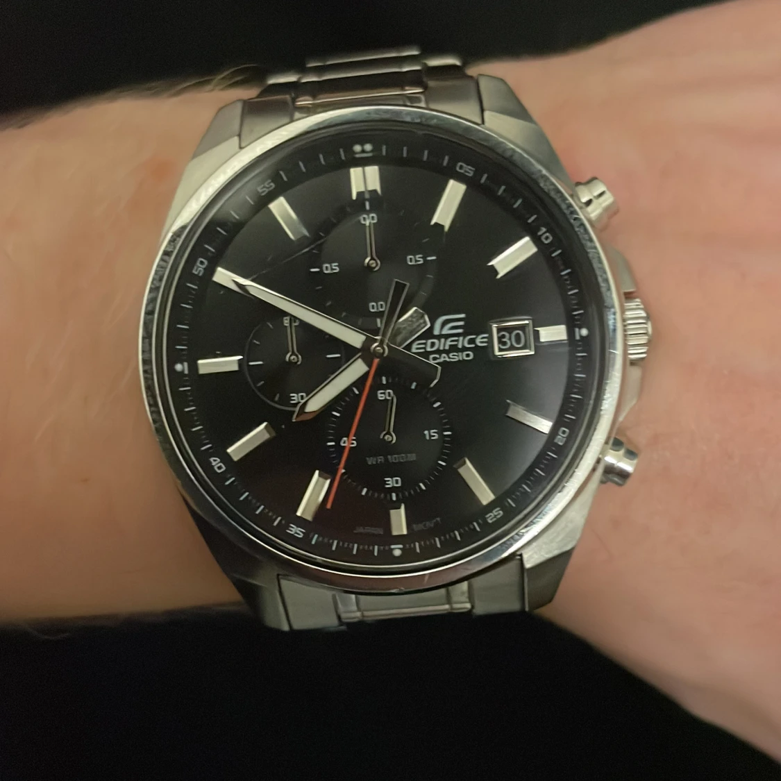 Casio Edifice herrklocka i silver - 1