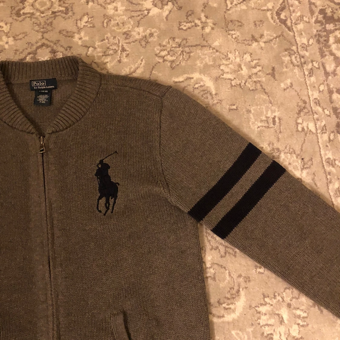 Grå Ralph Lauren zip - 2