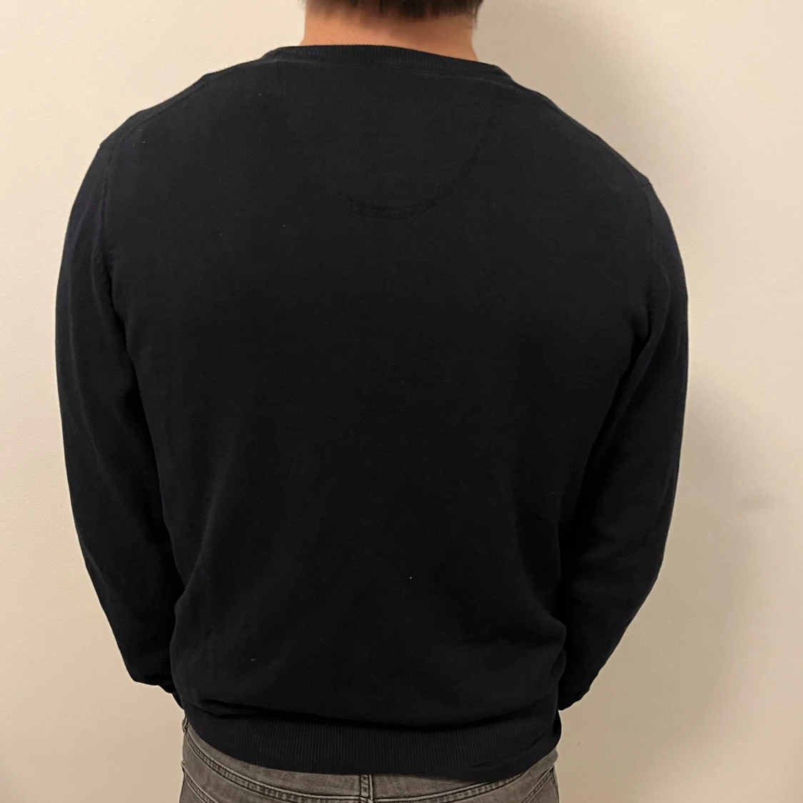 Blå v ringad tröja  - 90