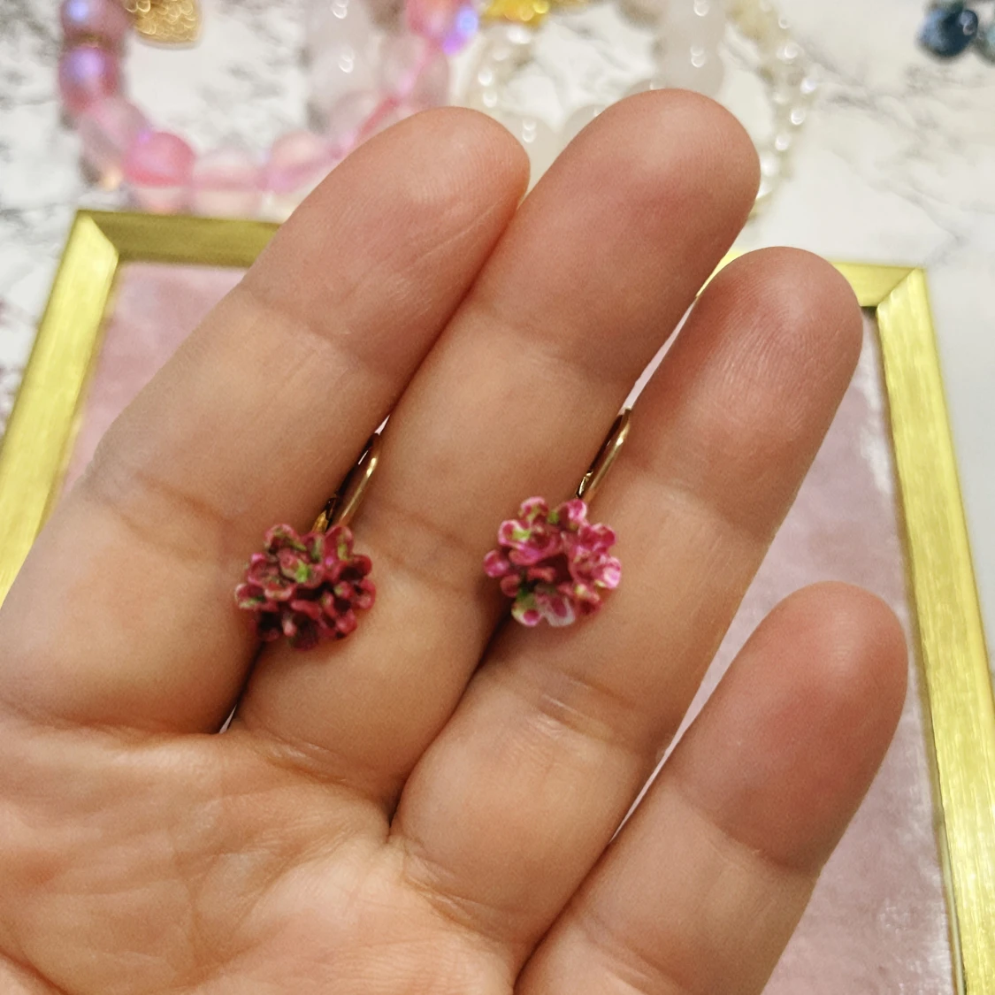 Blommor örhänge - 90
