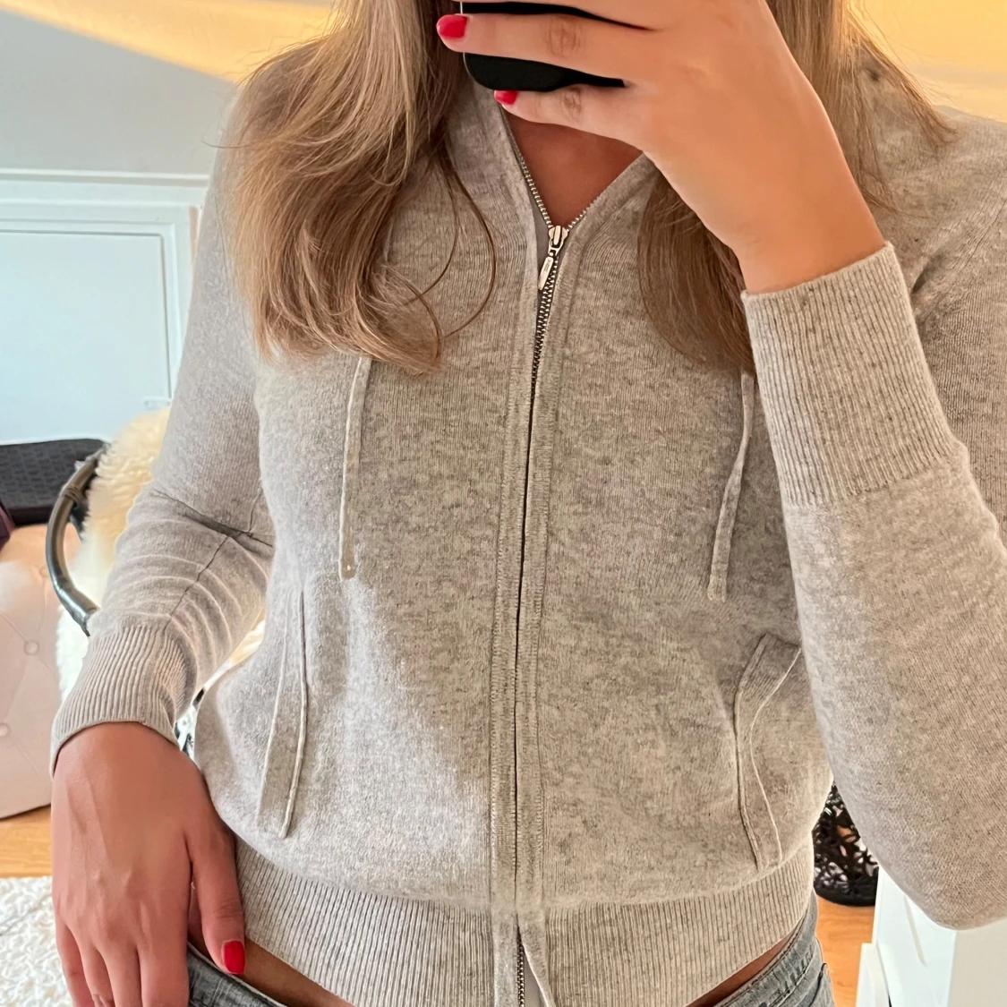 Softgoat zipper/luvtröja - 91