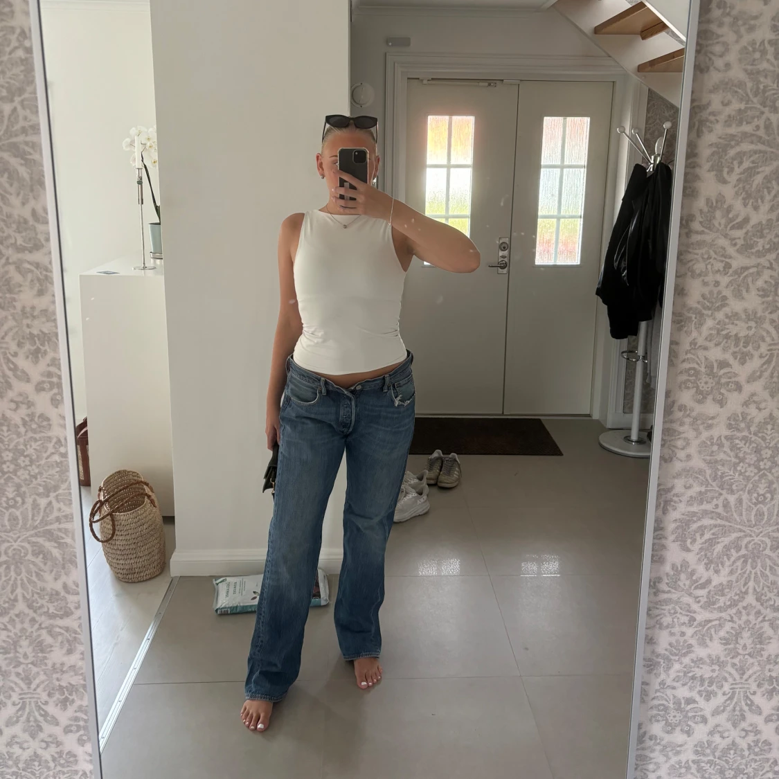 Lågmidjade Levis jeans  - 90