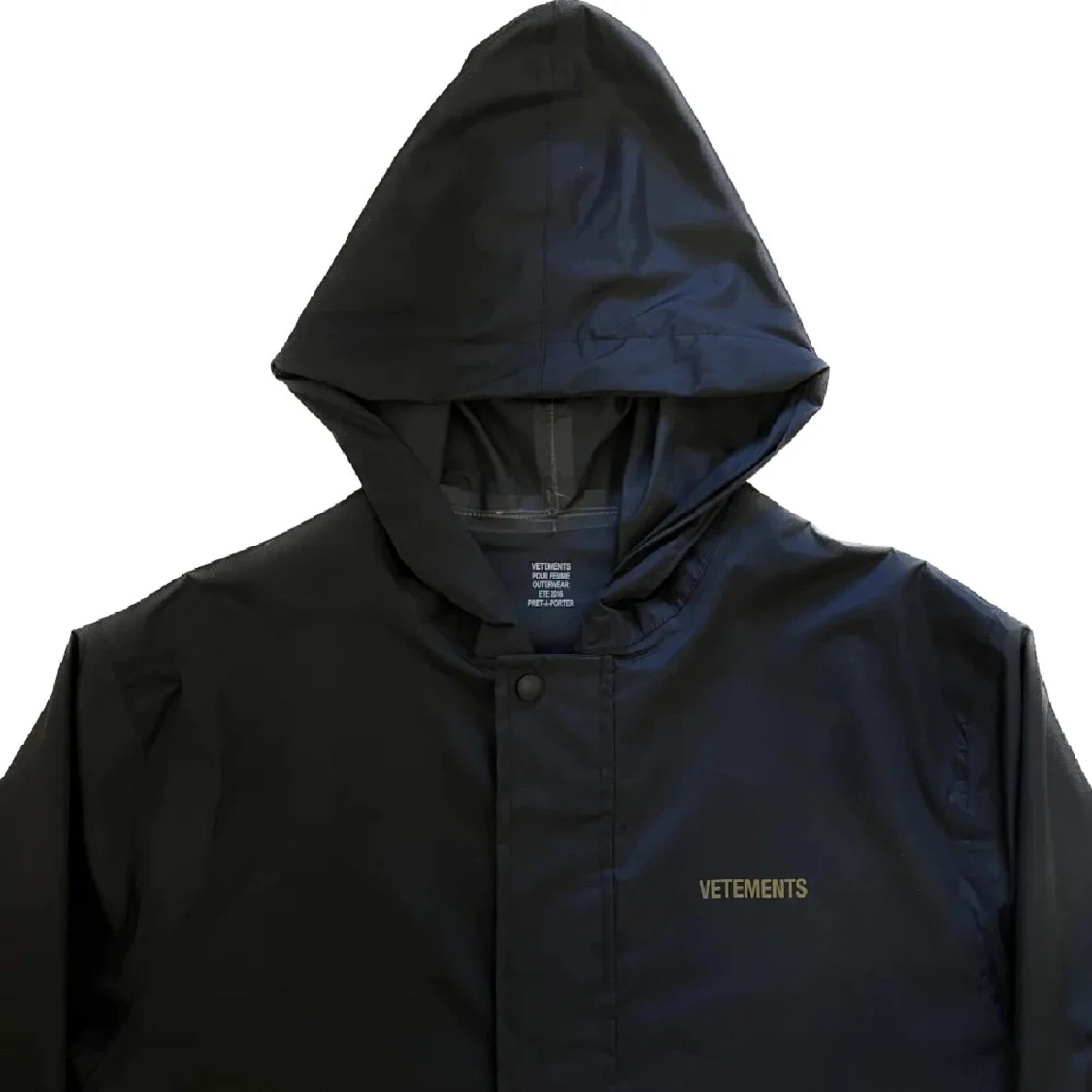 Svart regnjacka från Vetements - 90