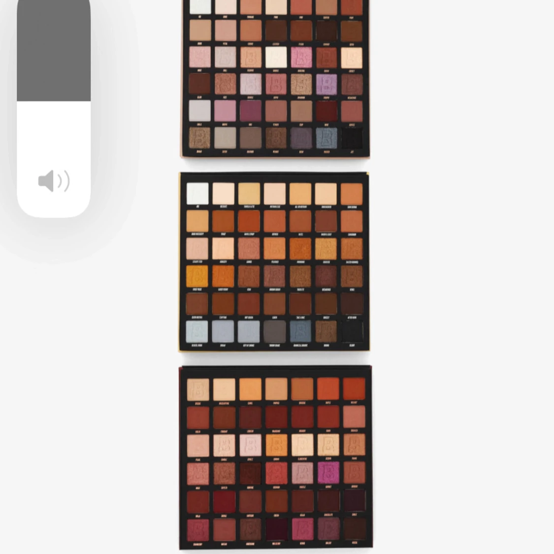 Ögonskuggspaletter från beautybays egna märke - 2