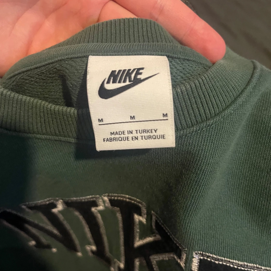 Grön sweatshirt från Nike - 90